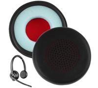 leruiyezs Almohadillas Fundas Almohadillas De Repuesto Para Auriculares Para Plantronics Voyager Focus UC B825/1&2 UC,Voyager 4210/4220,Poly BlackWire 5200/C5200/5210/C5210/C5220/7225 y Backbeat Sense