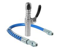 leruiyezs Boquilla Engrasadora G Coupler con Doble Asa Antideslizante para Pistola De Engrase con Boquilla De Pistola De Engrase Autoblocante Compatible con M6 M8 M10 M12 M14 con Manguera De 30 Cm