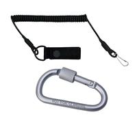 leruiyezs Lanyard Táctico Llavero Resistente en Paracord con Mosquetón, Cordón en Espiral Llavero Extensible para Herramientas, Pesca, Montañismo, Camping y Actividades al Aire Libre