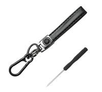 leruiyezs Llavero Coche de Cuero, Compatible con para Llavero BMW, Mercedes Benz,Volkswagen, Personalizable de