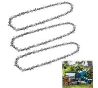 leruiyezs Pack De 3 Cadenas Motosierra De 6 Pulgadas Cadena De Repuesto Resistente De Acero Al Carbono Compatible Con Mini Motosierras Inalámbricas Con 36 Eslabones Para Uso Profesional Y Doméstico