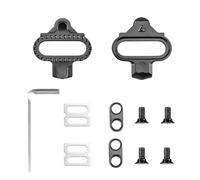 leruiyezs SPD Cleats Set con placas antideslizantes para pedales Shimano MTB SPD (SH51) - Shimano Cleats para zapatos de MTB, zapatos de ciclismo de interior, bicicleta de montaña, 2 orificios para