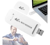 Leryveo Dongle USB 4G, WiFi portátil para Viajes,Dispositivo WiFi portátil con módem WiFi USB versátil - Práctico Adaptador WiFi inalámbrico Dongle WiFi para Viajes, Negocios y Trabajo