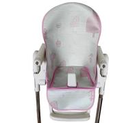 leryveo Funda Trona para Peg-Perego | Cojín Trona de bebé para Chicco | Funda para Silla Comedor Piel sintética | Almohadilla Asiento Trona | Fundas sillas Altas para niños pequeños