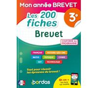 Les 200 fiches Brevet 3e