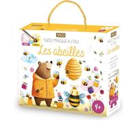 Les abeilles. Puzzle magique à l'eau: 54 pièces, avec un pinceau et un livre (Sassi junior)