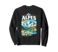 Les Alpes Francia Alpes Franceses Vintage Chamonix Annecy Sudadera
