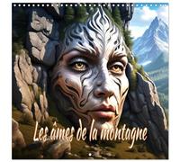 Les âmes de la montagne (Calendrier mural carré 2026 30x30 cm) Calendrier double avec une page pour vos prises de notes: Un calendrier qui capture l'âme des montagnes créé avec l'IA.
