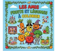 Les amis fruits et légumes à colorier