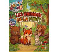 Les animaux de la forêt: Livre de coloriage pour enfants, 40 illustrations d'animaux adorables
