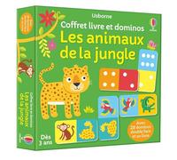 Les animaux de la jungle: Avec 28 dominos double face et un livre