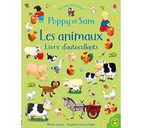 Les animaux: Livre d'autocollants