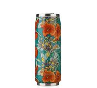 Les Aristes Paris A-4043 Pull can'IT Botella de agua, acero inoxidable, peonía