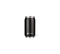 Les Artistes-Paris a-1872 Pull Can 'It Botella térmicos con, Stainless Steel, Negro Mate, 7,2 cm