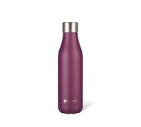 Les Artistes-Paris a-1970 Bottle Up Time' Up Botella térmicos con, Stainless Steel, púrpura Metal Mate, 7,05 cm