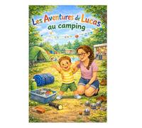 Les Aventures de Lucas - Tome 5 : Une nuit au camping: Une aventure tendre et colorée pour les enfants de 3 à 7 ans