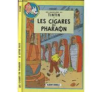 LES AVENTURES DE TINTIN - ALBUM DOUBLE - TOME 4 : LES CIGARES DU PHARAON - TOME 5 : LE LOTUS BLEU.