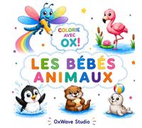 Les Bébés Animaux - Livre de Coloriage: 35 dessins simples et adorables à colorier pour les enfants de 4 à 6 ans