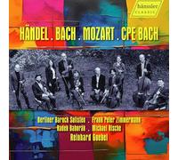 Les Berliner Barock Solisten jouent Häendel, Bach, Mozart et C.P.E. Bach. Zimmermann, Baborak, Rische, Goebel.