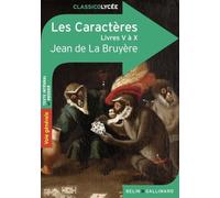 Les caractères: Livres V à X