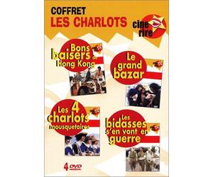 Les Charlots - Coffret Ciné Rire : Bons baisers de Hong-Kong + Le grand bazar + Les quatre Charlots mousquetaires + Les bidasses s'en vont en guerre [Francia] [DVD]