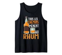 Les Chemins Mène à Rum - Humor para Hombre Camiseta sin Mangas