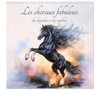 Les chevaux fabuleux des légendes et des mythes (Calendrier mural carré 2026 30x30 cm) Calendrier double avec une page pour vos prises de notes: ... de la mythologie et des contes de fées