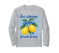 Les citrons Limones Franceses Estética Coqueta Verano Vintage Manga Larga