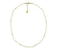 Les Cléias - Collar de fantasía con perlas de agua dulce, acero inoxidable, talla única, Acero inoxidable, No es una piedra preciosa