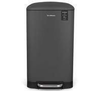 Papelera cocina pedal 40l les collectors n°831 | acero inoxidable | cubo interior extraíble | cierre silencioso | gris antracita