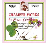 Les compositrices et la musique de chambre. Zelnick, Strasser, Freed, trio Macalester.