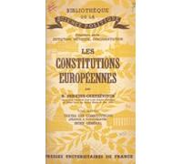 Les Constitutions Européennes (2). Textes Des Constitutions France À Y