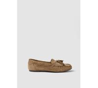 LES COPAINS, Mocasines Cómodos En Cuero Genuino Marrón, Mujer, Marrón claro, Talla: 37