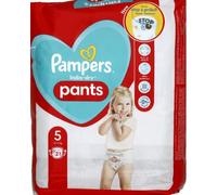 Les couches-culottes Pampers Baby-Dry Pants offrent jusqu'a 12 h de protection intégrale contre les fuites grâce a la combinaison d'une poche révolutionnaire Stop & Protect et un maintien complet 360°. Possedent également un coeur ultra absorbant qui absorbe instantanément l'humidité et une double barriere anti-fuites.