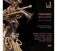Les Cuivres Francais - Brass Fanfares: Music by Delerue; Debussy; Dukas; Jolivet; Tomasi; Barber; JS Bach; Bernstein [Vinilo]