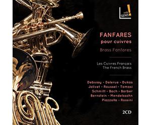 Les Cuivres Francais - Brass Fanfares: Music by Delerue; Debussy; Dukas; Jolivet; Tomasi; Barber; JS Bach; Bernstein [Vinilo]