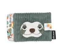 Les Déglingos - Álbum de fotos bebé Chillos le perezoso - 10 fundas de 10 x 15 cm - Ideal para guardería - Puericultura - Relleno reciclado, verde