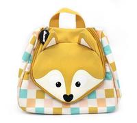 Les DEGLINGOS Cyranos Le Renard - Neceser de Aseo para bebé y niño - Almacenamiento Inteligente - Color Mostaza - 23 cm