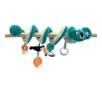Les Deglingos - Espiral de actividad Berlingos Le Koala - Juguete para bebés con sonido y tacto - 1 pieza - Azul - 40 cm extendida