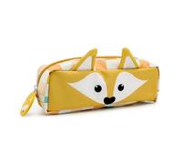 LES DÉGLINGOS - Estuche Escolar Simple - Cyranos Le Renard - Escuela Infantil en CP - Niño y niña - Estuche de Animales Divertido - a Partir de 3 años - Amarillo Mostaza