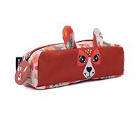 Les DéGLINGOS - Estuche escolar simple - Mélimélos la Biche - Escuela preescolar a CP - niño y niña - Estuche divertido de animales, a partir de 3 años - Poliéster reciclado
