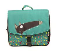 Les Déglingos Mochila de Lobo, Unisex niños, Verde, Talla única