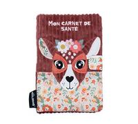 Les Déglingos - Protector de cuaderno de salud, diseño de peluche de peluche, muy suave, suave, relleno reciclado, para bebé, talla única
