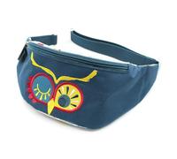 Les Deglingos - Riñonera para niños - Astros el búho - Diversión - guardería - Niñas y niños - Edad 3 años - Azul Azul Riñonera para niños, Azul, Talla única, Riñonera para niños