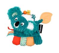 LES DéGLINGOS, Sonajero de Actividades Berlingos le Koala, Juguete de Despertar Bebé con Anillo de Dentición, Azul, 17 cm