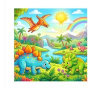 Les Dinosaures Joyeux: Mon Premier Livre de Coloriage (Mes Premiers Coloriages)