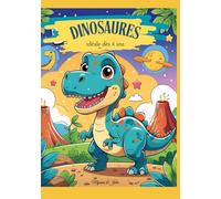 Les dinosaures rigolos : Mon premier livre de coloriage: Idéal dès 4 ans
