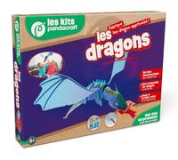 Les dragons: Coffret avec 1 livre documentaire et 1 maquette dragon à construire