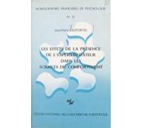 Les Effets De La Présence De Lexpérimentateur Dans Les Sciences De Com