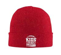Les Enseño A Mis Hijos A Robar Gorro De Punto Elástico Gorro Clásico Cálido Gorra para Hombre Deportes Correr